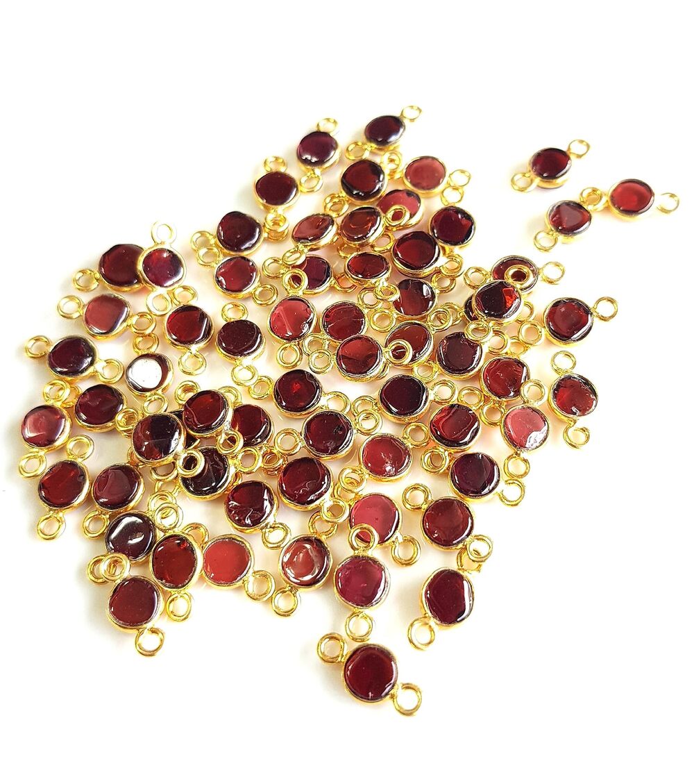 4623 Natural Gemstone Connectors jewelry making, Gemstone Charms